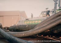 BH7 being moved to The Hovercraft Museum
